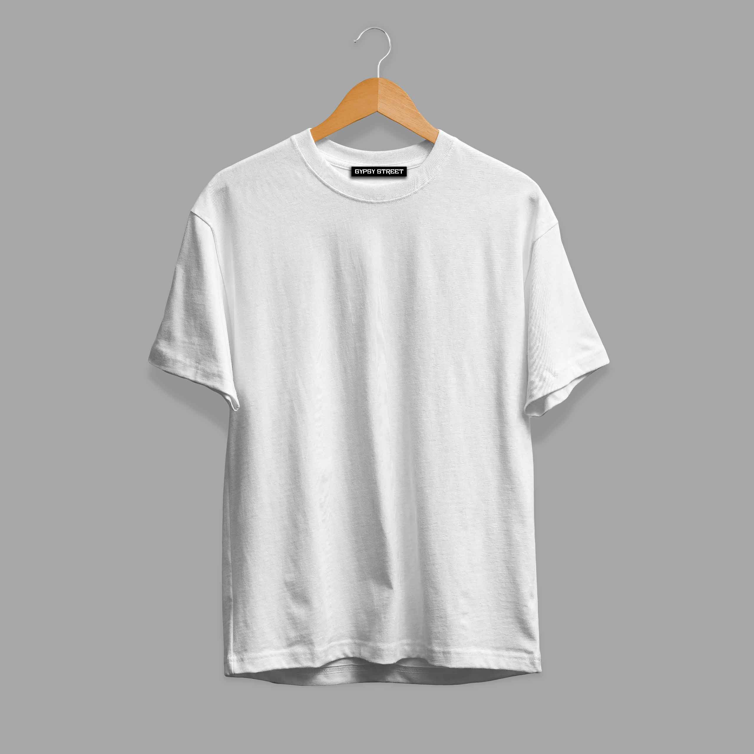 Frosty White T-Shirt Solid Collection For Men - Gypsy Street