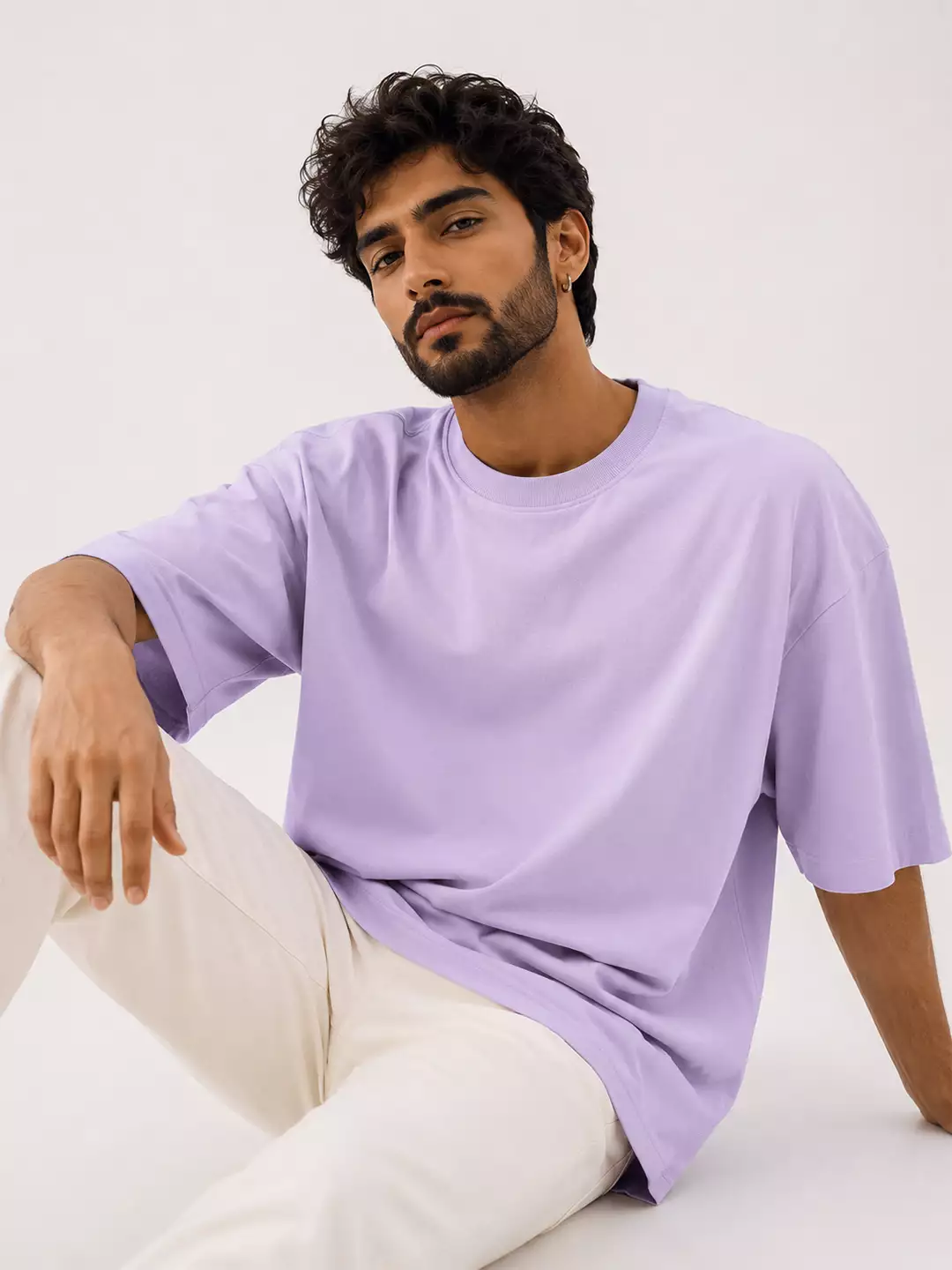 Lilac Essential Oversized Tee - Image 2