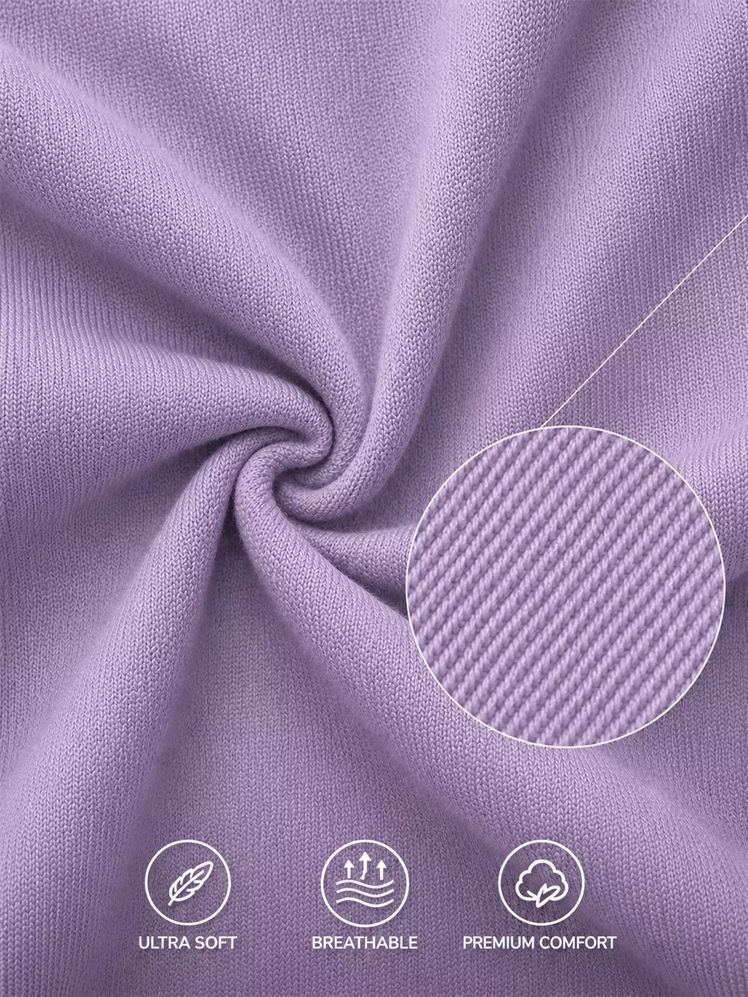 Lilac Essential Oversized Tee - Image 4