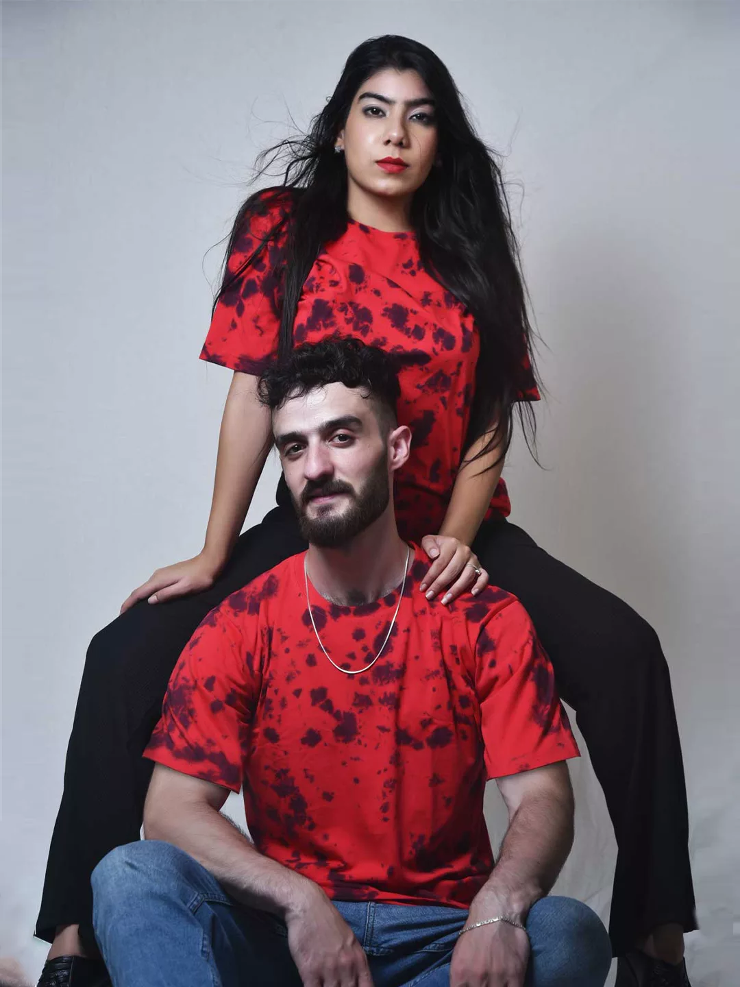 DRIFT – Crimson Rush Tie & Dye Regular T-Shirt